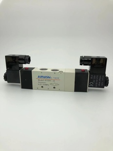 4V330C AMSi 10电磁阀 三位五通中封换向阀 24V 原装 AC220V 正品