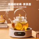 捷安玺煮茶壶高硼硅玻璃养生茶壶2025新款 家用围炉煮茶烧水泡茶壶