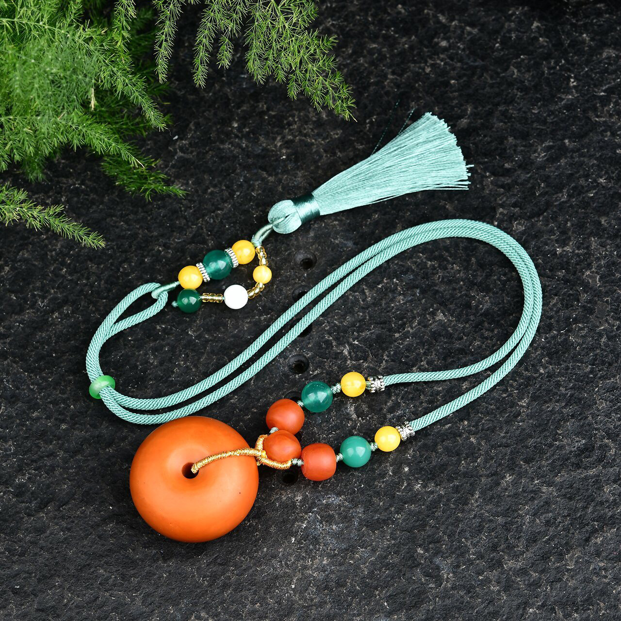 天然蜜蜡平安扣吊坠琥珀原石老蜜藏扣随型挂坠水滴男女士毛衣项链