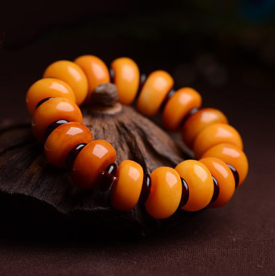 天然波罗的海老蜜蜡男士原石琥珀