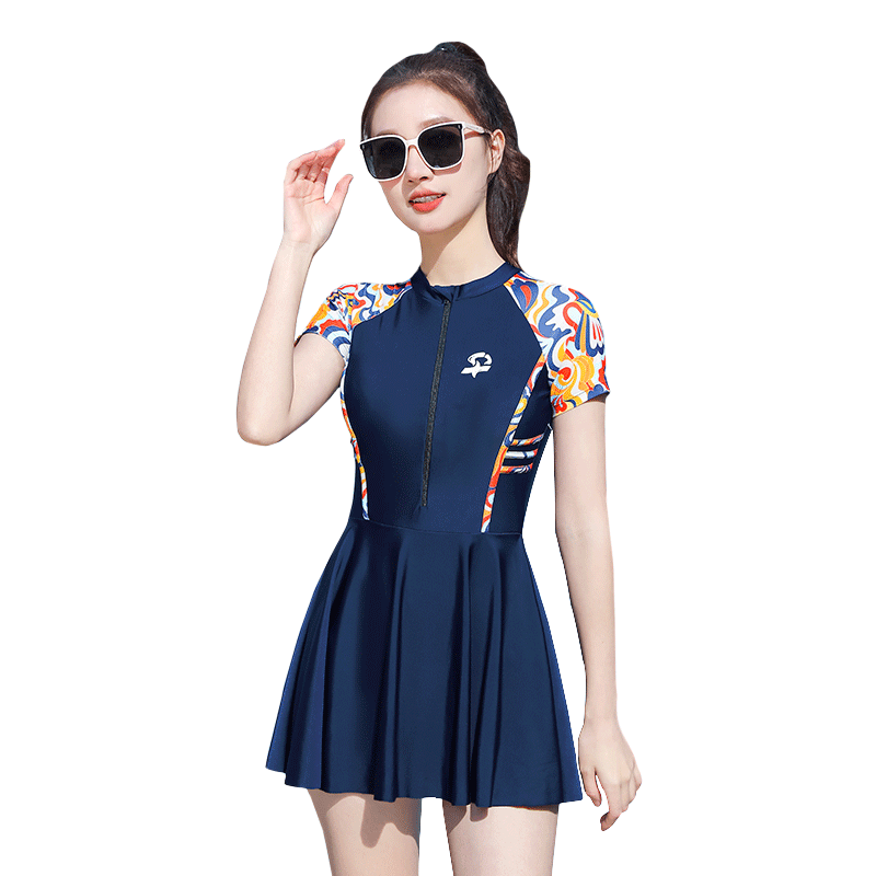 泳衣女款2025新款防晒连体泳衣