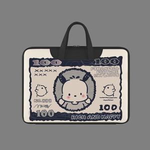 原创高颜值设计帕恰狗笔记本手提电脑包女14寸适用华为联想小新air14寸可爱卡通15.6寸防水防震戴尔g3 16寸