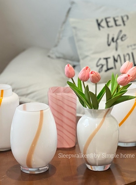 Line｜外贸出口样品原色料春日孤品福利玻璃花瓶花器