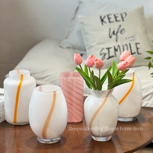 Line｜外贸出口样品原色料春日孤品福利玻璃花瓶花器