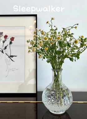 复古Chic Antique风玻璃花瓶   绿色 多款透明玻璃花瓶摆件