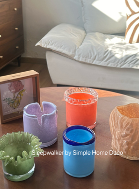 烛台收纳｜外贸样品孤品少量家居装饰品现代简约纯手工烛台收纳