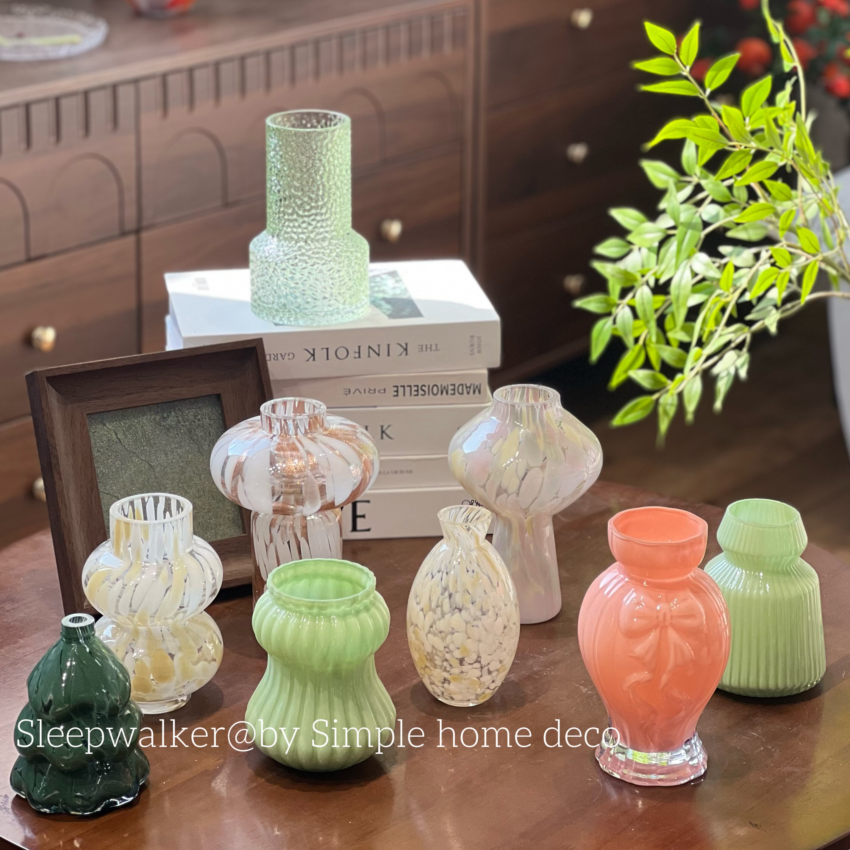 掌上瓶｜桌面茶桌小花瓶香薰瓶断头花花瓶香薰精油瓶 - Sleepwalker by Simple Home Deco出品