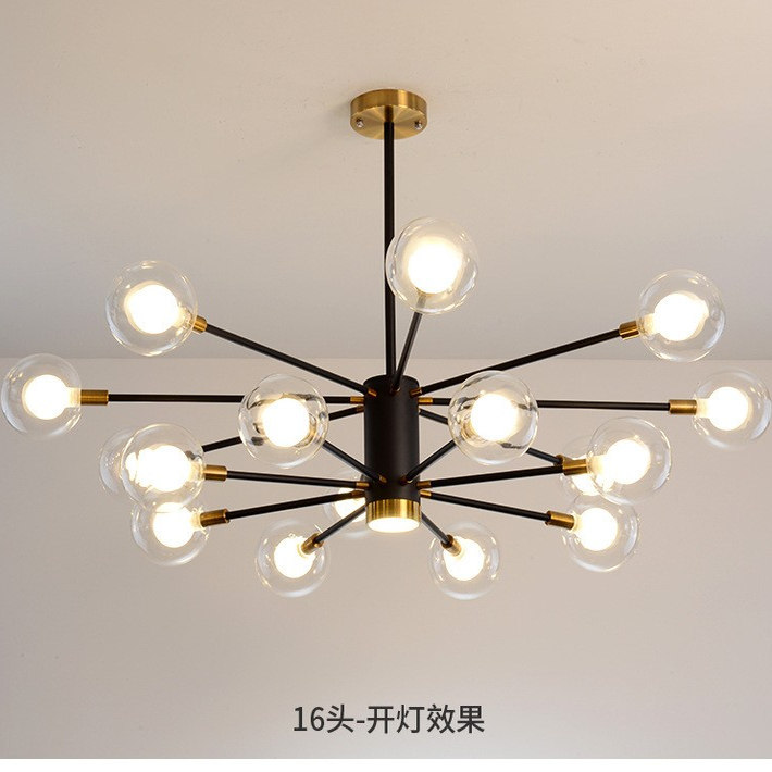 后现代简约客厅灯新款小魔豆圆球