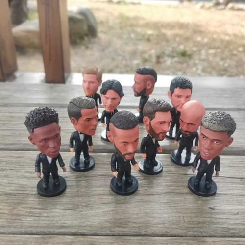 足球人偶模型西装版本C罗梅西