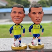 足球星人偶利雅得胜利队7号C罗 小小罗公仔玩偶手办摆件