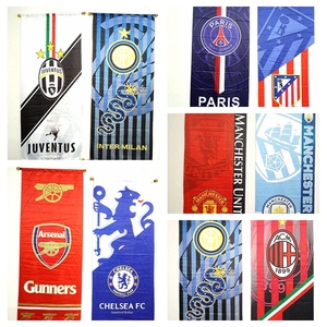 俱乐球队挂旗尤文米兰巴萨阿森纳皇马利物浦装饰旗吊旗酒吧挂画旗