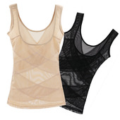 收腹衣女收腹束腰背心产后塑身衣夏季 薄超薄美体塑形紧身束身内衣