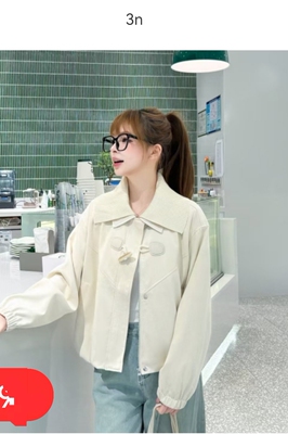 3NUX2026春新款韩版简约百搭显瘦高品质休闲鹿皮绒外套