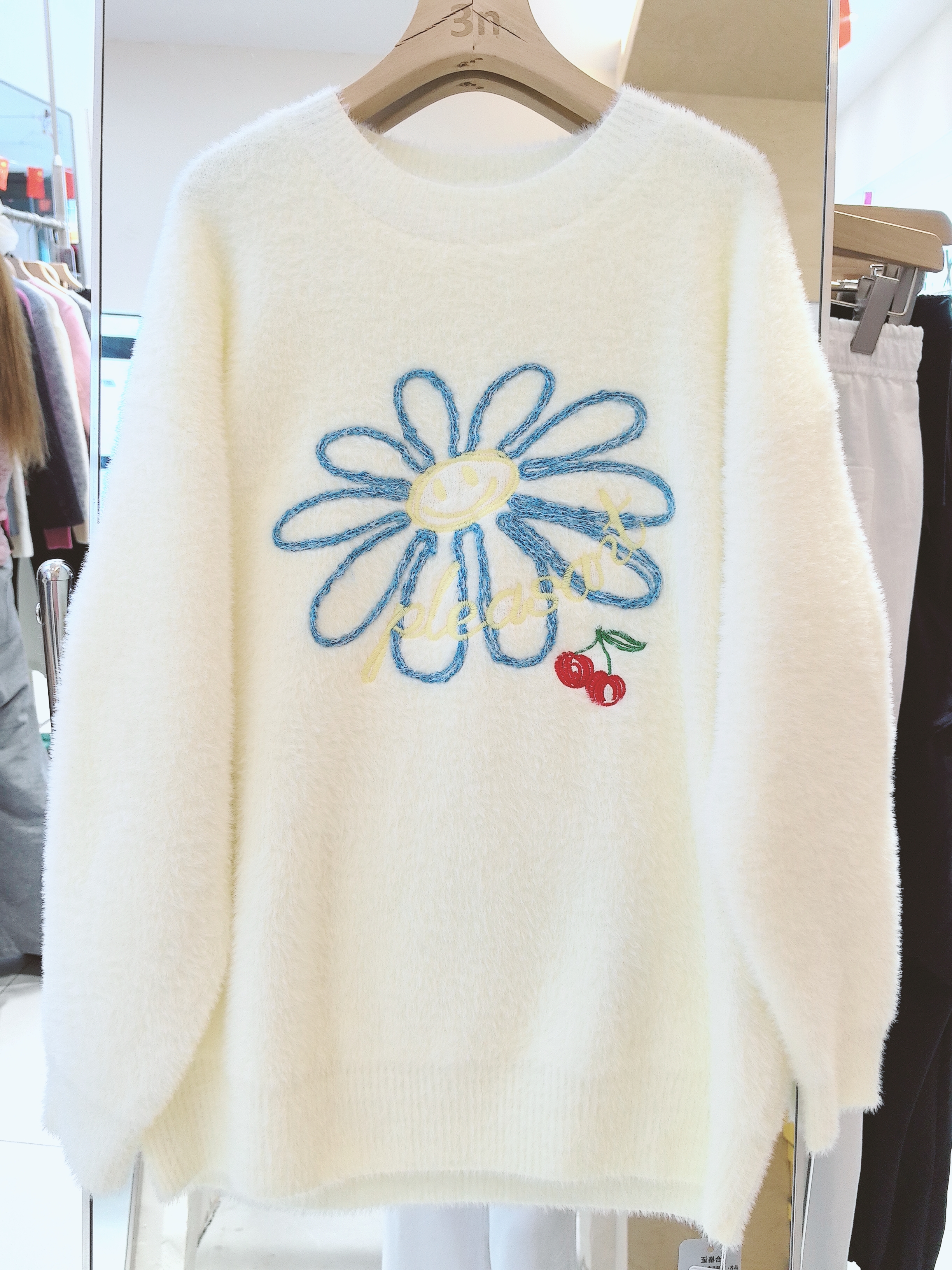 3NUX2025秋冬新款韩版简约显瘦高品质休闲圆领毛衣打底衫中领毛衣