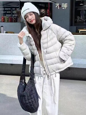 3NUX2026冬新款韩版简约百搭显瘦高品质休闲石墨烯量子点云绒外套