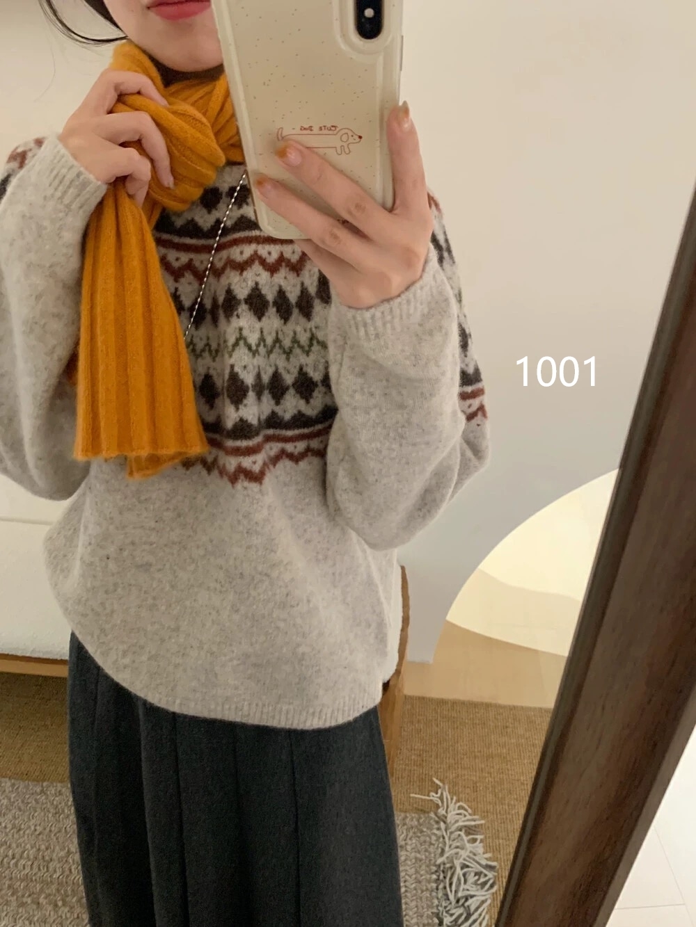 3NUX2025冬新款韩版简约百搭显瘦高品质休闲针织衫圆领毛衣