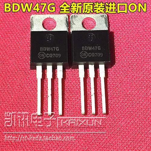 BDW47 BDW47G 15A 100V 全新原装进口ON PNP达林顿三极管TO-220