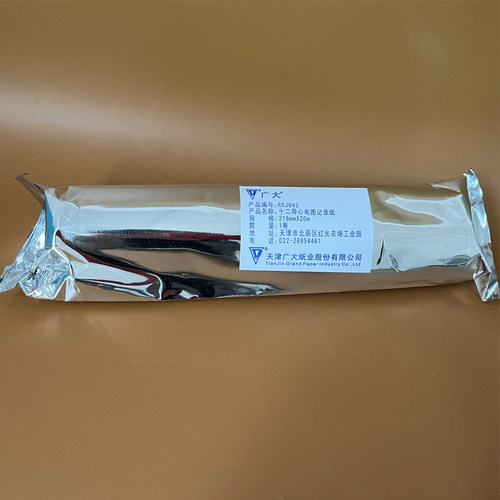 天津广大RXJ043十二道心电图纸理邦打印纸216mm×20m打印纸记录纸