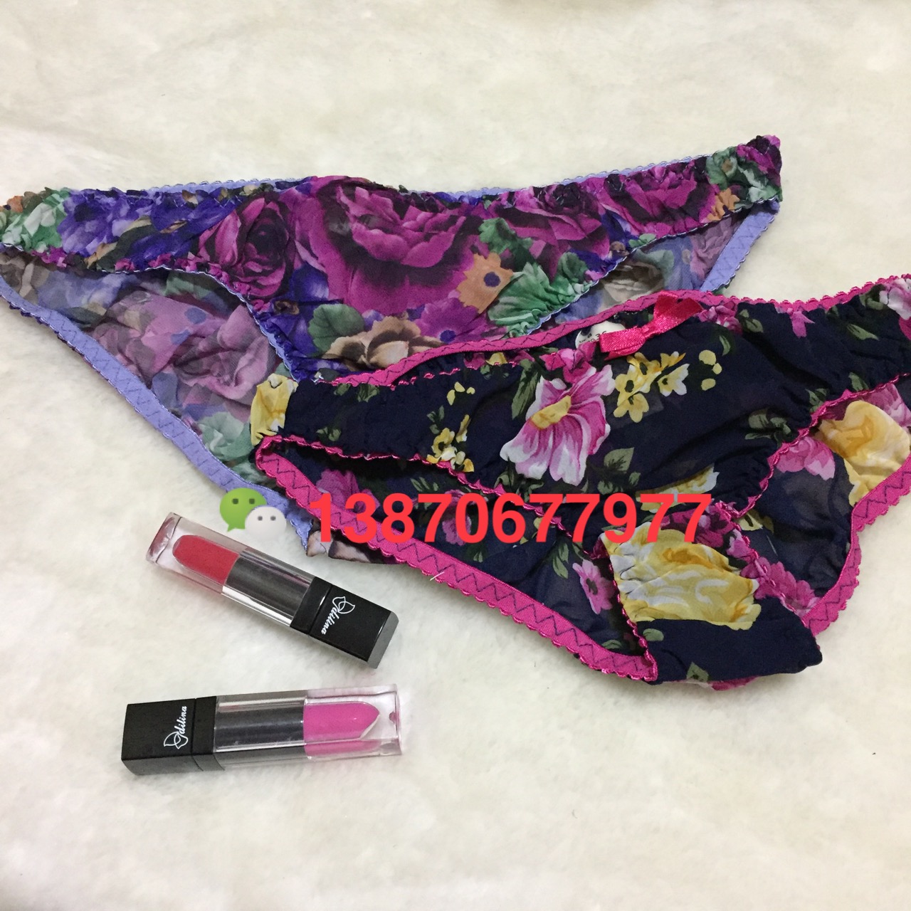 topshop欧美低腰雪纺全棉三角裤