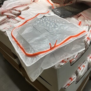 宜家正品派克拉储物袋带拉链家用被子防尘袋衣物行李防潮收纳袋子