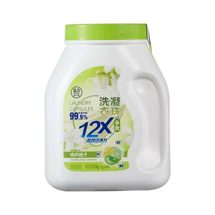 盒马多效洗衣凝珠(三腔)晚风栀子12g*68颗持久持久留香凝珠洗衣