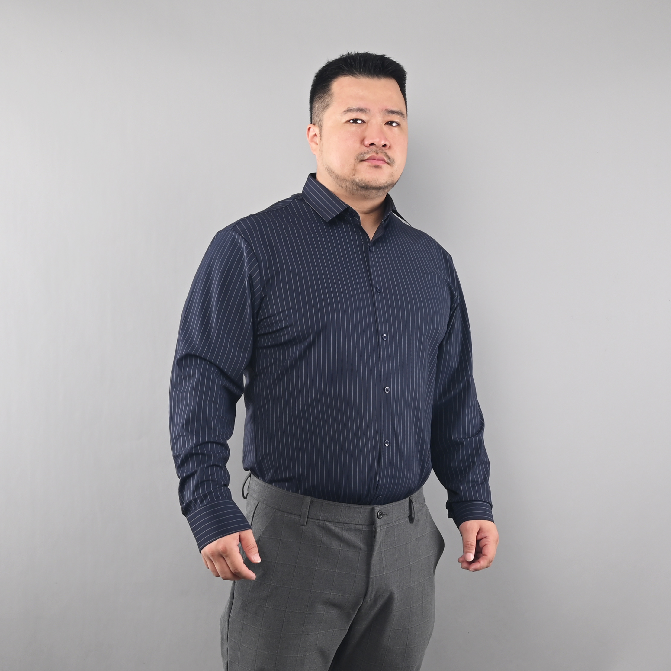 细条纹秋季天丝商务衬衫UM工作室