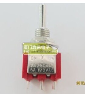 双边复位型钮子开关MTS-103 红色 双复位钮子开关