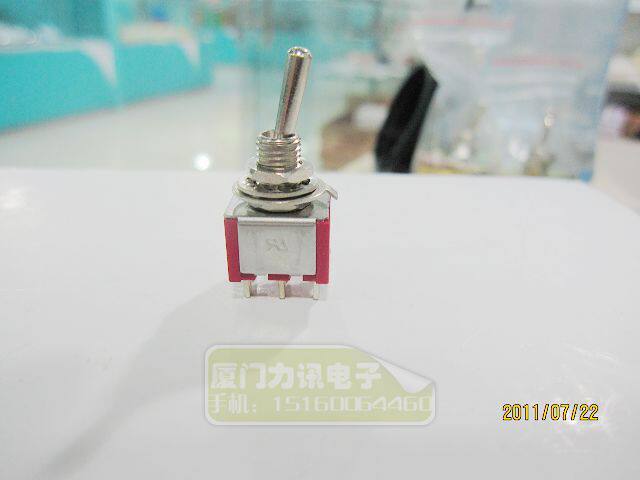 摇杆 摇臂开关 钮子开关 MTS-202 6脚 两档 双刀双掷小型开关