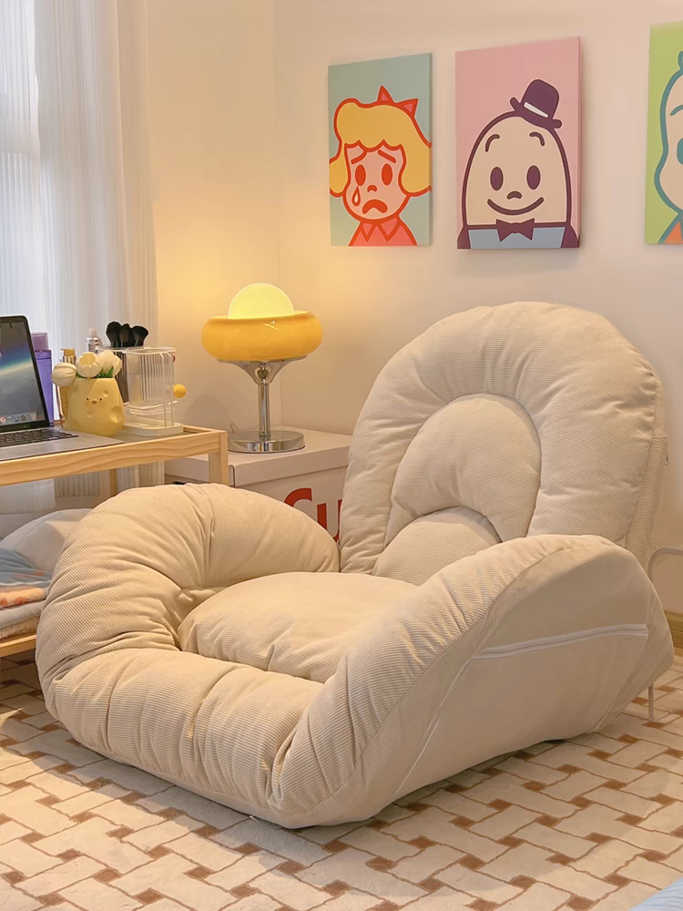 懒人沙发榻榻米可躺可睡卧室小沙发榻榻米单双人阳台休闲椅子网红