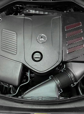 适配奔驰W206C级C200 M254 ARMASPEED干碳纤维冷进气风箱套件