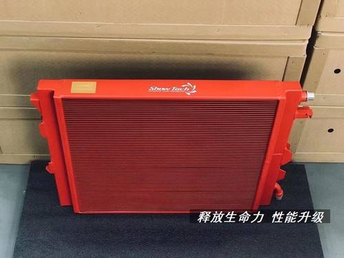 适配宝马G01 G02 X3 X4 B48 B58改装SNOWTECH加大中冷 中冷器水箱