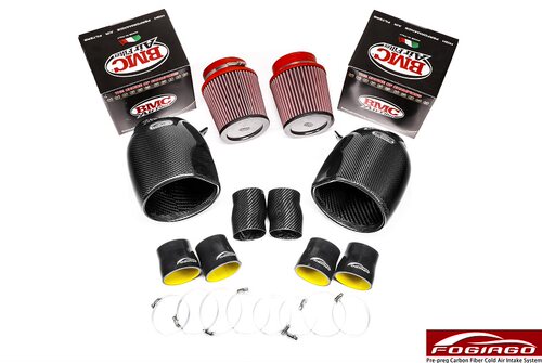 适配捷豹F-type 3.0T FT改装进气套件 冬菇头碳纤风箱