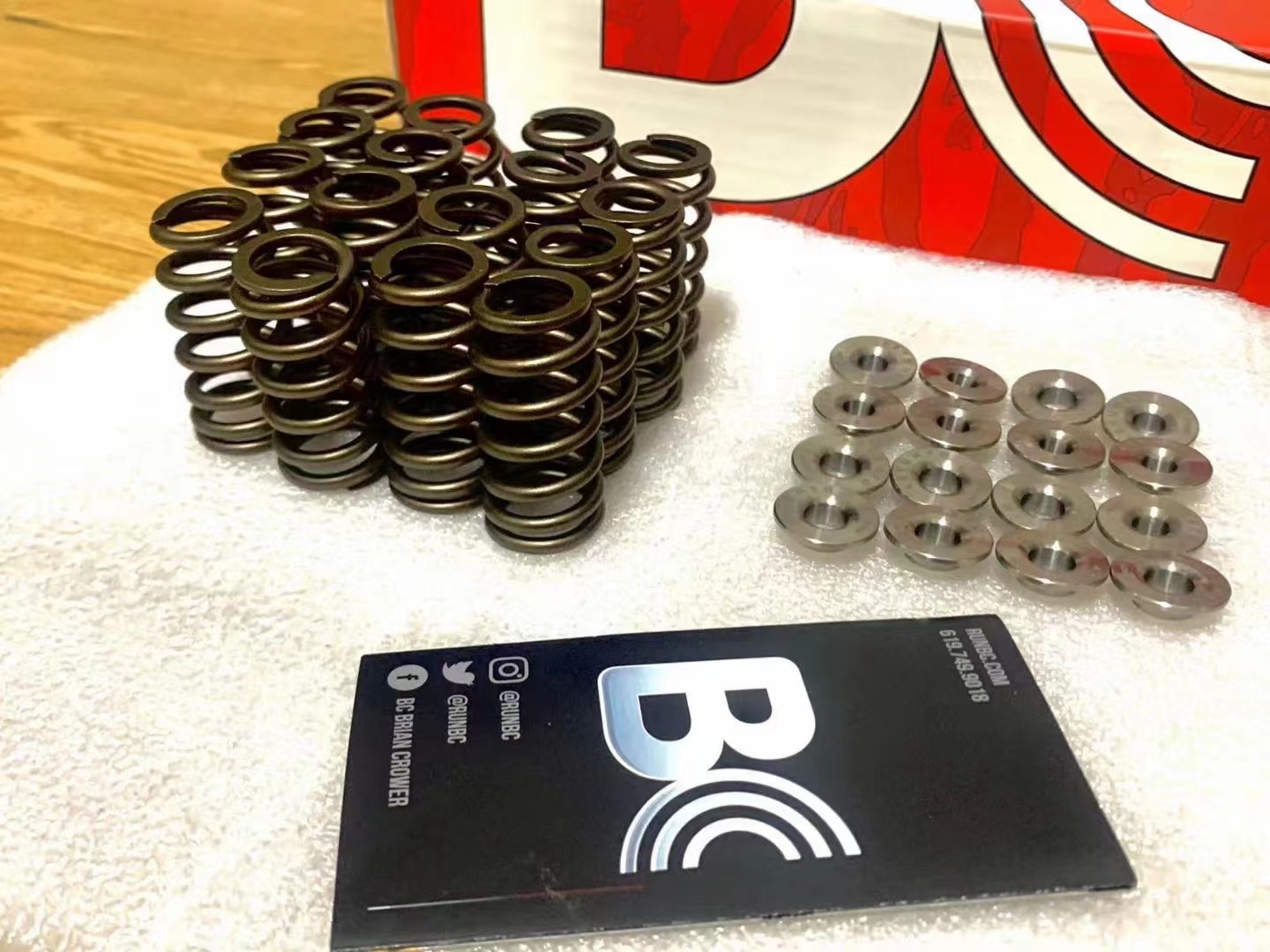 BC强化气门弹簧+ASTUNED钛帽适配宝马N20 N55 B48 B58改装