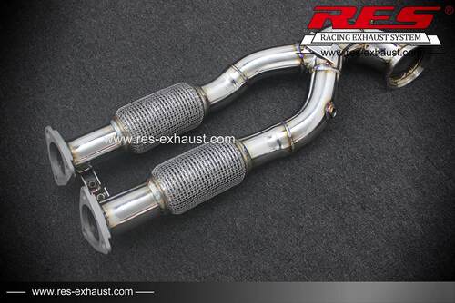RES RACING 奥迪RS3 TTRS 2.5T改装RES头段直通排气