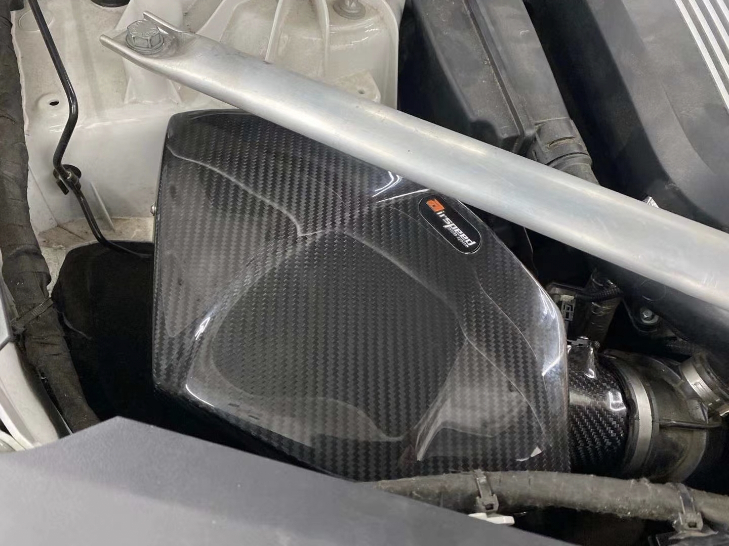 适配宝马X5 X6 G05 G06 B58 3.0T改装airspeed碳纤进气风箱冬菇头