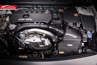 进气套件 GLA35改装 冬菇头碳纤风箱FOGIAGO CLA 适配奔驰A35L