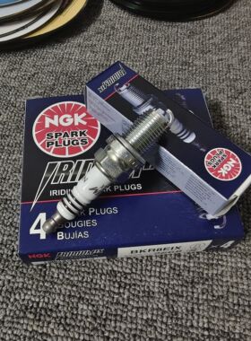 原装进口NGK铱金火花塞BKR8EIX高性能8度适配大众奥迪2668涡轮