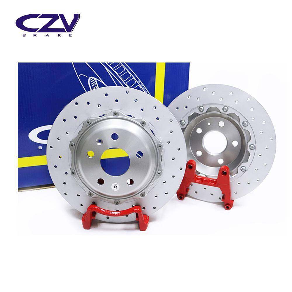 奥迪A8L A8 D4改装刹车后加大碟后加大盘JCRace