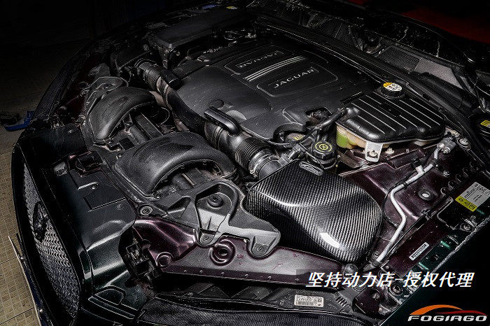 适配捷豹XF XJL 3.0T 改装进气套件冬菇头碳纤维风箱