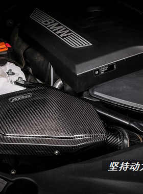 适配宝马新5系B48 G38 G30 525 528 530改装进气套件冬菇头碳纤