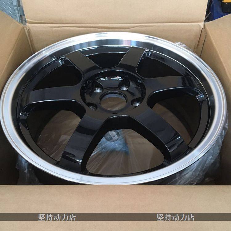 改装18寸轮毂 适配十代思域昂克赛拉CC速腾马6睿翼TE37雅泛迪