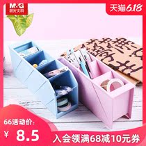 Morninglight stationery inclined pen holder function movable storage box desk office pen holder abt98476