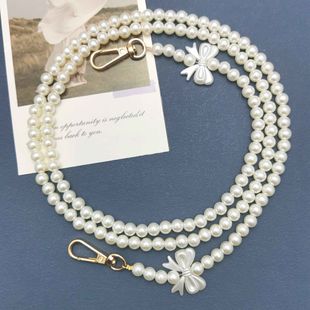 珍珠链条包包配件加长女士斜挎肩带手挽仙女链子斜挎包包带包链子