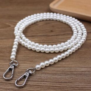 珍珠链条带8MM手工包带配件包包配饰扩音器斜挎包搭配单肩包链子