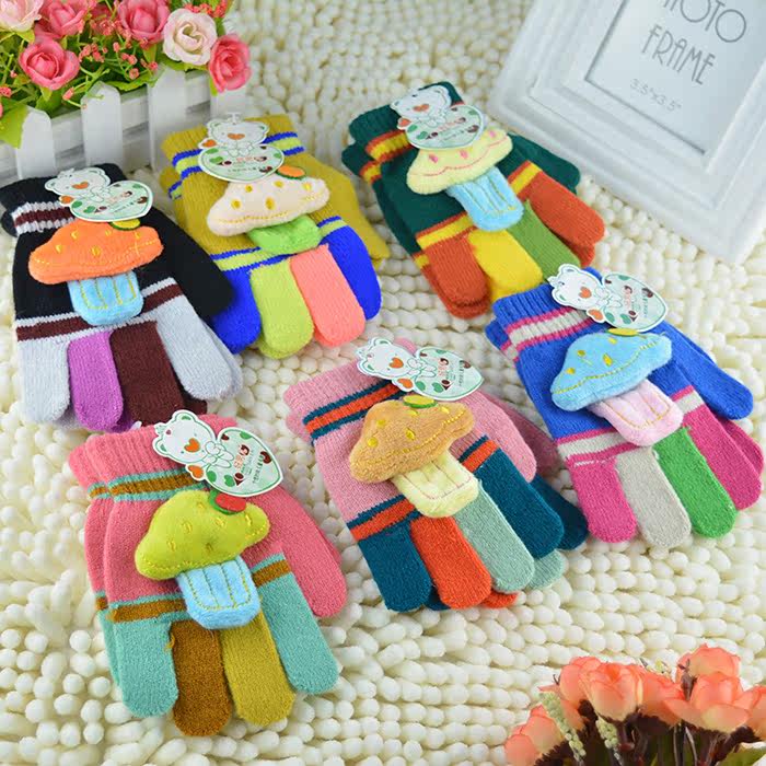 Gants pour enfants en cachemire - Ref 2149420 Image 5