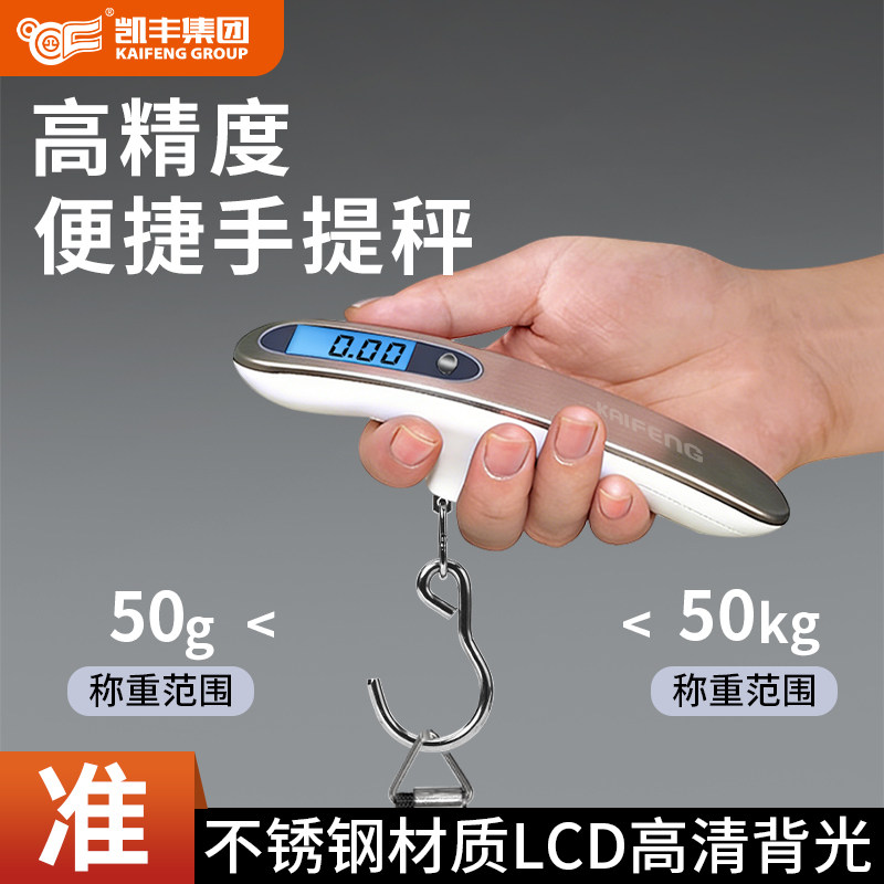 精准手提电子秤行李称便携式高精度快递称重器弹簧秤小型随身携带