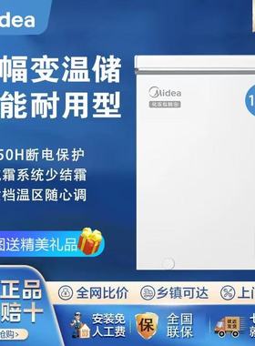 美的100升冷藏冷冻转换冰柜囤货小冷柜 一级能效BD/BC-100KMC