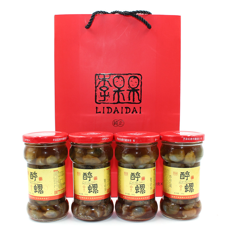 Àî´ô´ô´¿Õý¾«Æ·ÎéÓÓ×íÂÝ250g¡Á4ÑγÇÌØ²úÀñºÐÎÞɳ´ó¸ö´ø¸à»ÆÄàÂÝ