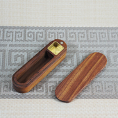 红木印章盒便携书画私章个人章定制礼品盒木质印章收纳盒刻字