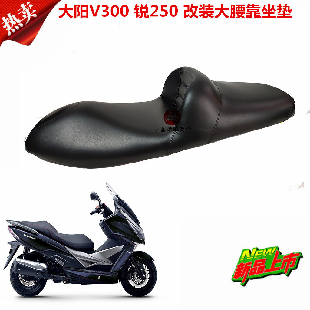 dy300改装降低加厚大腰靠摩托车